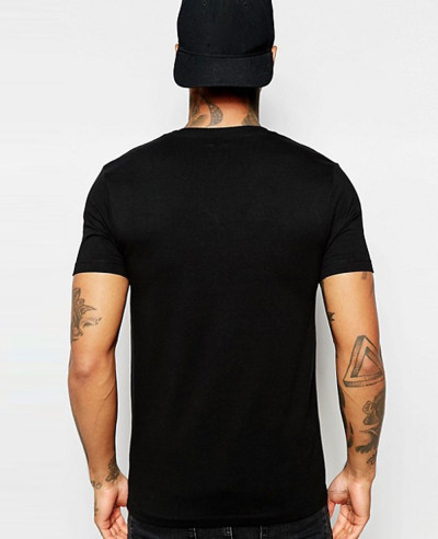 Muscle Fit Stylish With V Neck And Stretch T Shirt