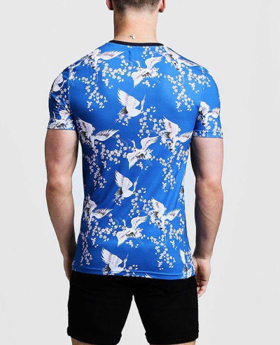 Muscle-Fit-T-Shirt-In-All-Over-Print