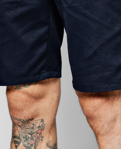 Navy Slim Chino Swim Shorts