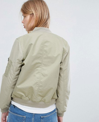 New Fashion Green Bomber Varsity Jacket