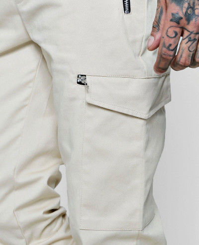 New Hot Selling Custom Woven Jogger Style Cargo Trousers