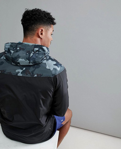 New-Look-Sport-Windbreaker-Jacket-With-Camo-Panel-And-Hood-In-Black