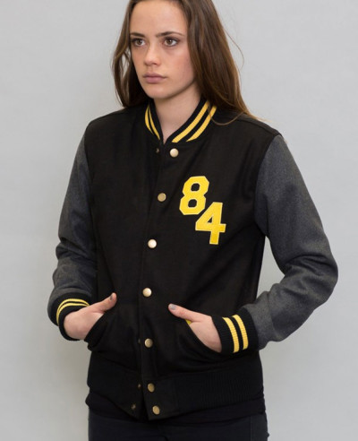 New Stylish Custom Varsity Bomber With Contrast Sleeve