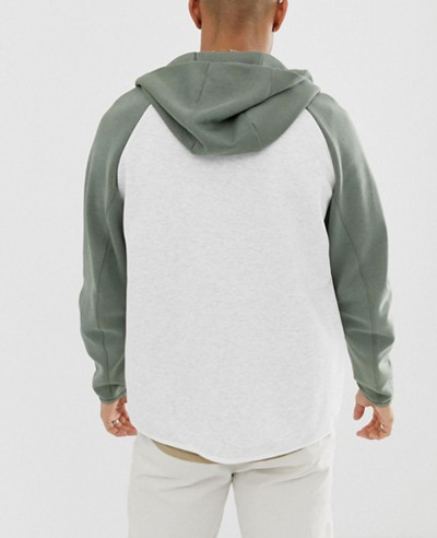 New-Stylish-Full-Zippers-Tech-Fleece-Hoodie-In-Green