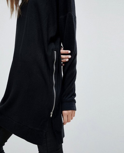 New-Stylish-Longline-With-Zipper-Sweatshirt
