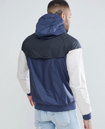 New Stylish With Custom Men Windrunner Jacket In Grey