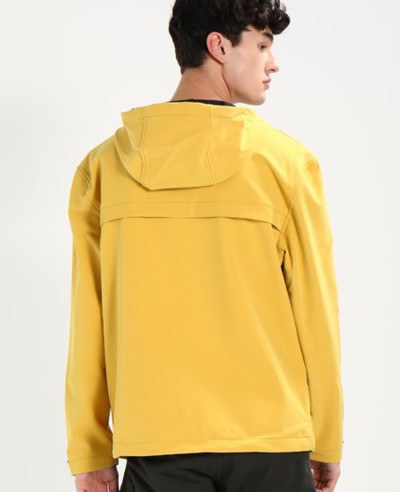 New Look Men Yellow Windbreaker Jacket