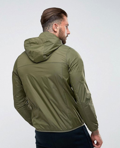 Overhead Jacket With Reflective Logo In Green