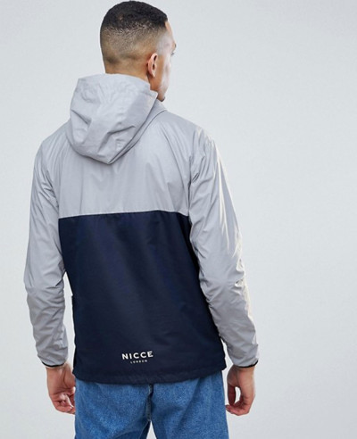 Overhead-Windbreaker-Jacket-In-Reflective-With-Navy-Panel-Exclusive-To-About-Apparels