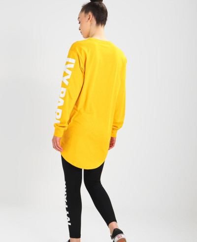 Oversized Yellow Long Sleeved Top T Shirt