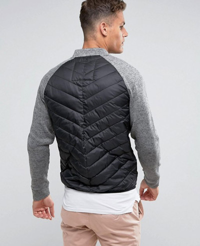 Padded Jacket With Raglan Sleeves