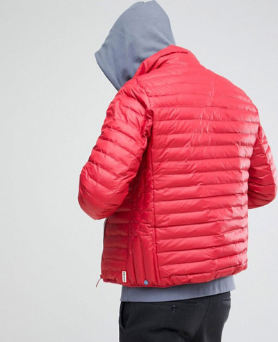 Padded Mid Layer Jacket in Red