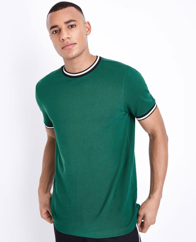 Pk Green Tipped Fashion Sport Stylish Custom T Shirt