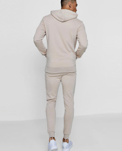 Pullover Pink Stylish Tracksuit With Zipped Pockets