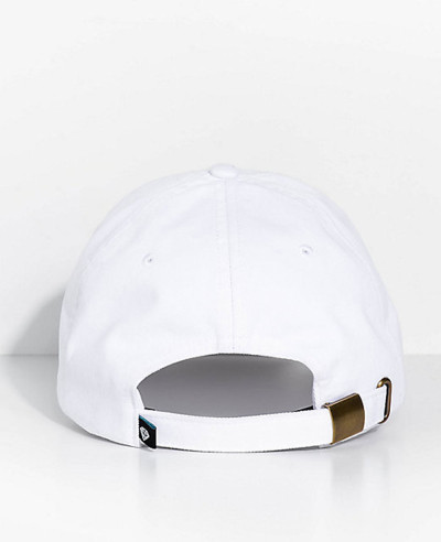 Real White Strapback Hat