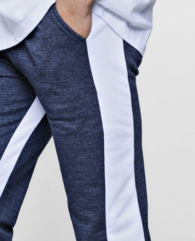 Signature Skinny Fit Stripe Panelled Joggers