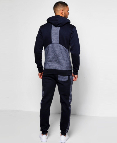 Skinny Fit Panel Hooded Tracksuit