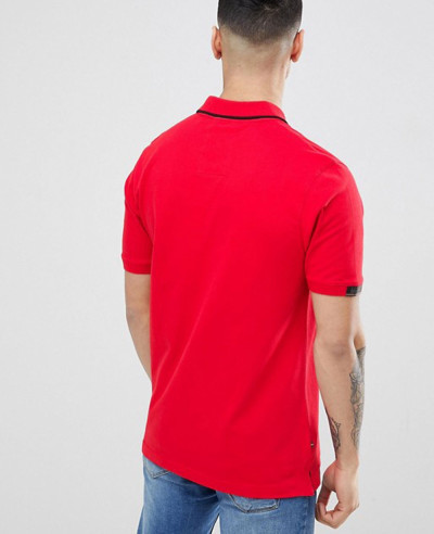 Sport Mead Short Sleeve Polo Shirt In Red