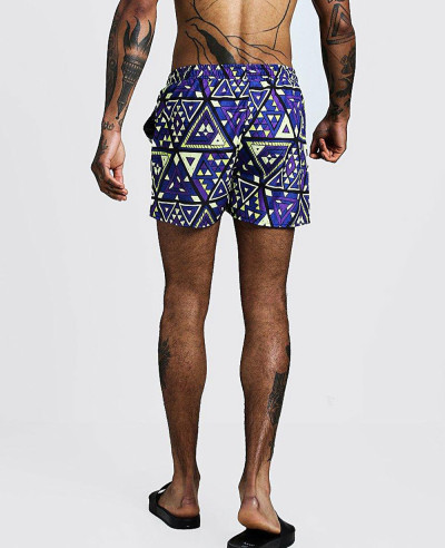 Sublimation-Tile-Printed-Mid-Length-Swim-Short