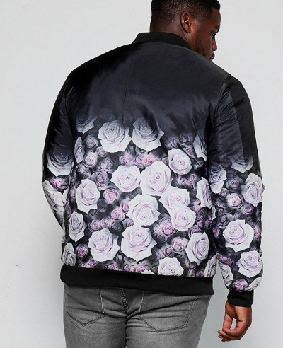 Sublimetion-Big-And-Tall-Black-Rose-Ombre-Printed-Bomber-Varsity-Jacket