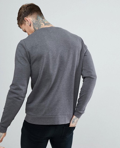 Sweatshirt-In-Charcoal-Marl