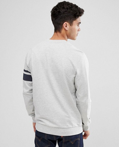 Sweatshirt With Arm Stripe