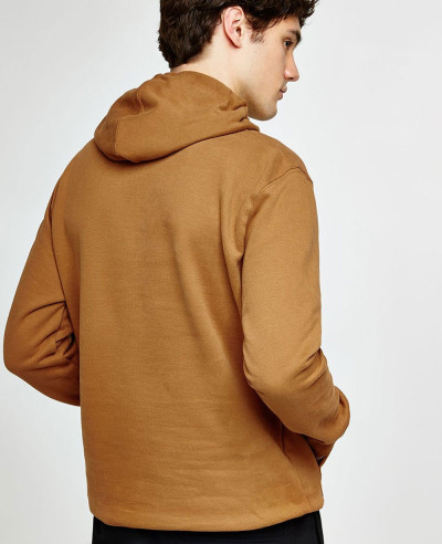 Tan Peached Overhead Hoodie