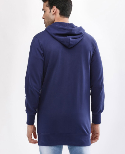 Twin Pocket Longline Hoodie