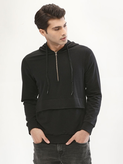 Utility Patch Pocket Sweatshirt Hoodies