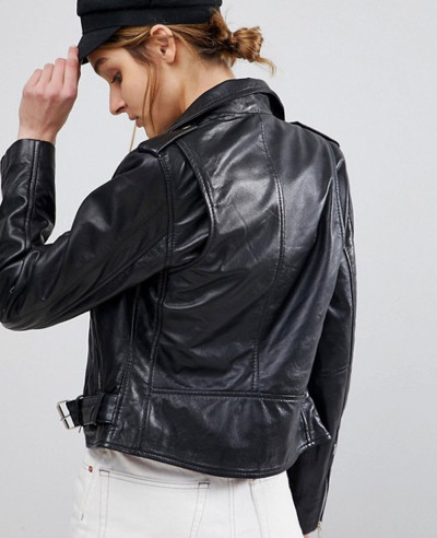 Vintage Revived Leather Biker Jacket