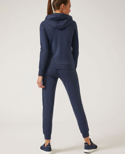 Women-Navy-Blue-Athletic-Tracksuit-In-Technical-Fabric