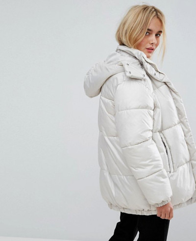 Women Quilted Puffer Padded Jacket