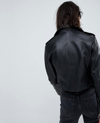 Women-Short-Leather-Biker-Jacket