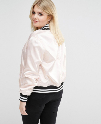 Women-Stylish-Varsity-Satin-Bomber-Jacket