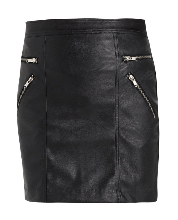 Alibaba-Fashion-Leather-Skirt