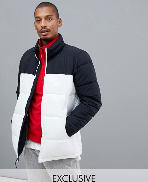 Padded fleece jacket men's hotsell