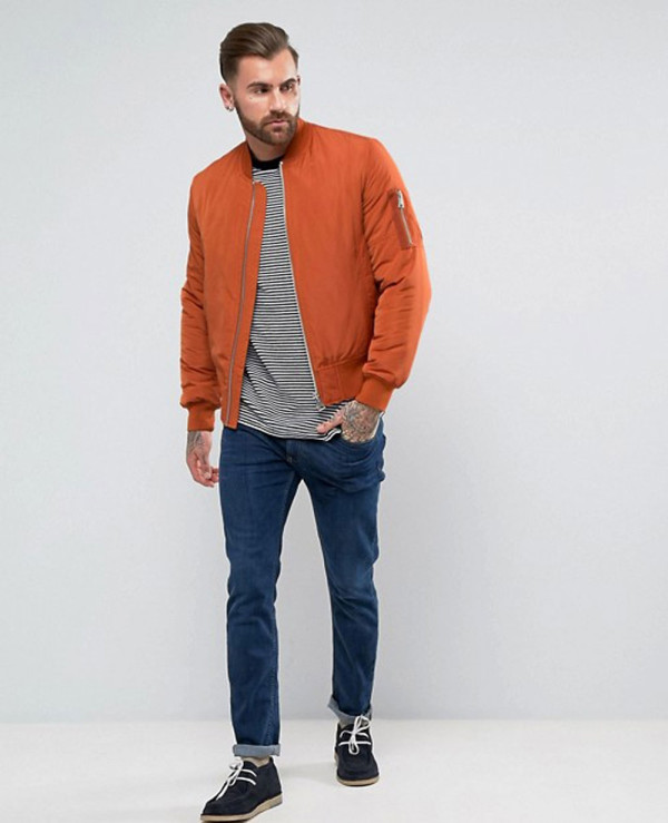 Bomber-Jacket-with-Pocket-in-Rust