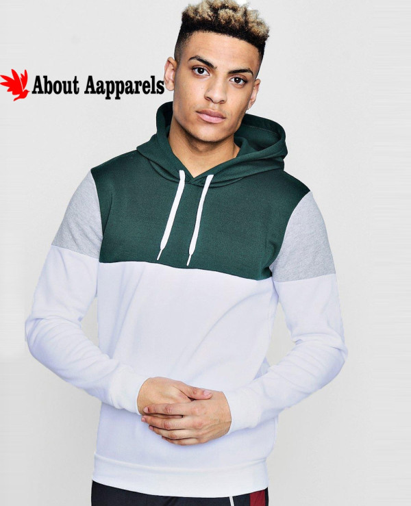 Color block hoodie online wholesale
