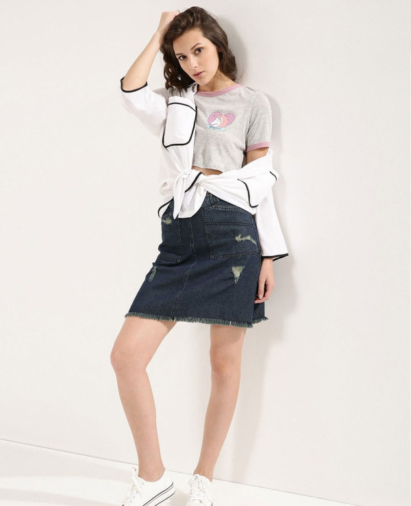 Grey-Printed-Crop-Top