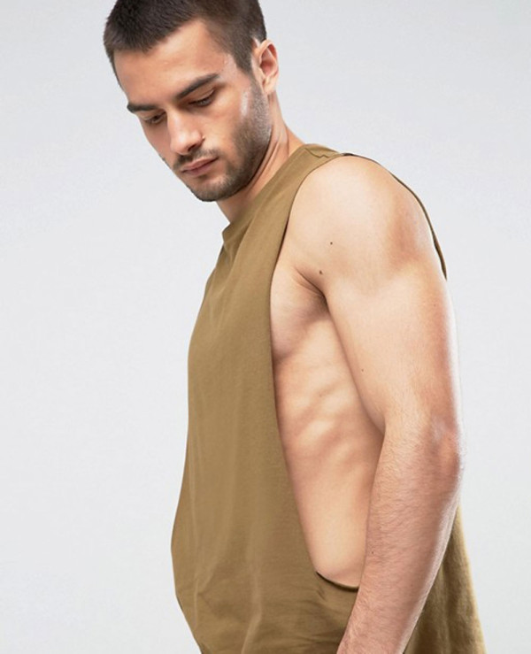 High-Class-Vest-With-Extreme-Dropped-Armhole-Tank-Top