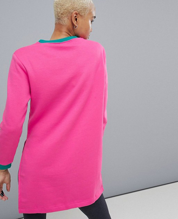 High-Quality-Custom-Fleece-Colorblock-Longline-Sweatshirt
