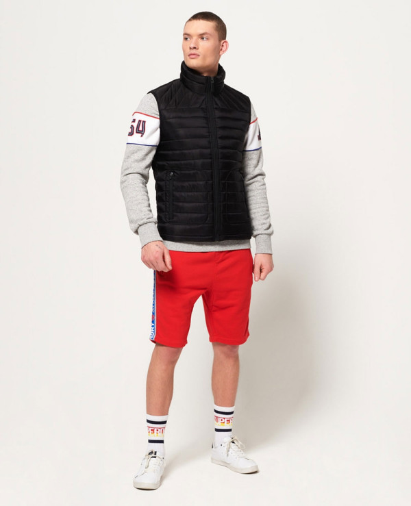 Hot-Selling-Men-Custom-Padded-Puffer-Double-Zipper-Vest-Gilt