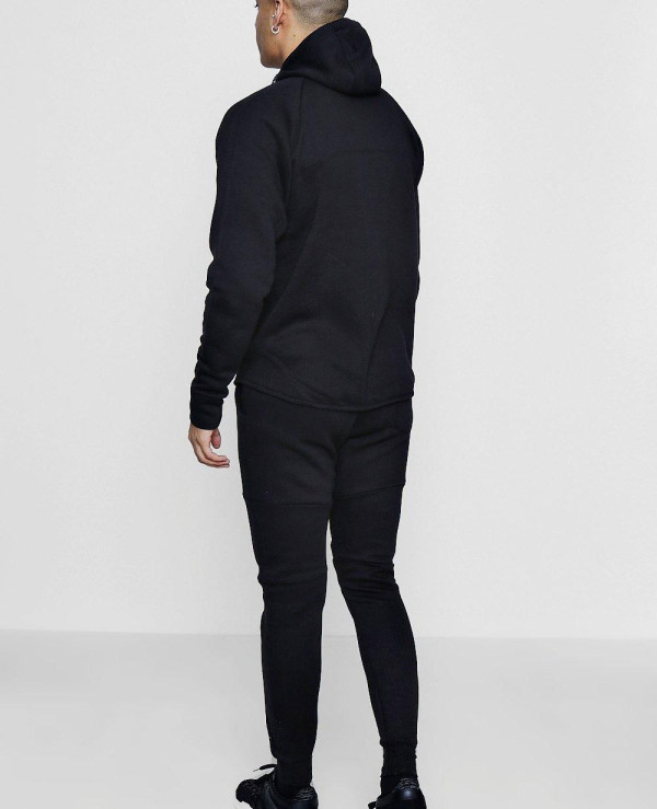 Hot-Selling-Black-Men-Skinny-Fit-Sport-Hooded-Tracksuit