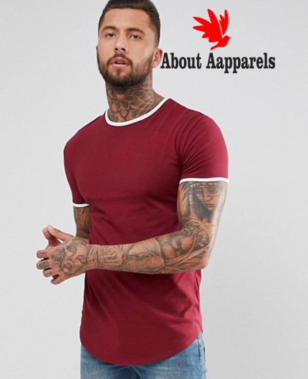 Hot-Selling-Men-Fashionable-Muscle-Ringer-T-Shirt-In-Burgundy