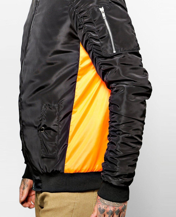 Lined-Nylon-Bomber-Jacket-With-Camo-Sleeves-Varsity-Jacket
