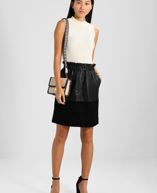 London-Leather-Pencil-Skirt