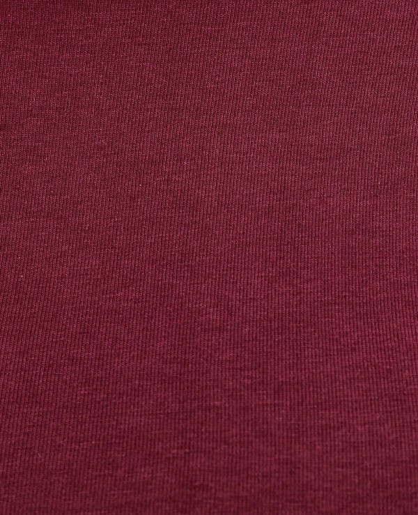 Maroon-Crew-Neck-Crop-Top
