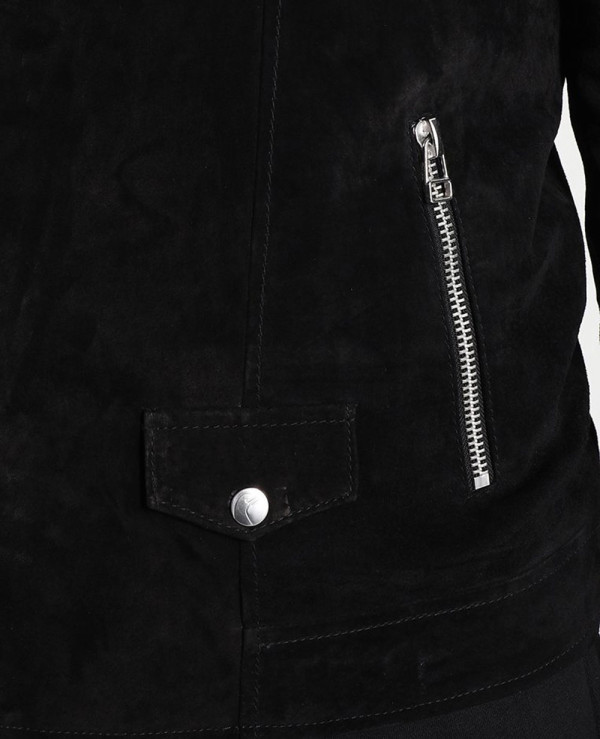 Men-Black-Suede-Biker-Classic-Leather-Jacket