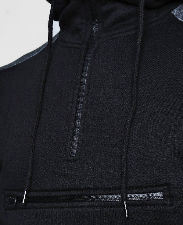 Men-Hot-Selling-Custom-Skinny-Fit-Zipper-Front-Hooded-Tracksuit
