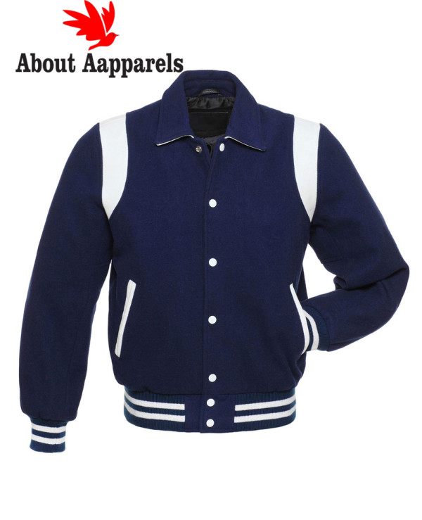 Baseball Jacket With Patches - Ready to Wear